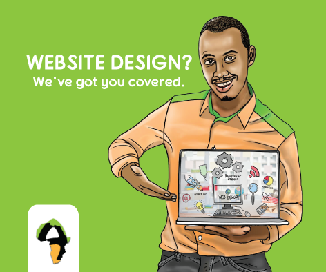 Website design at African Art Innovations Ltd
